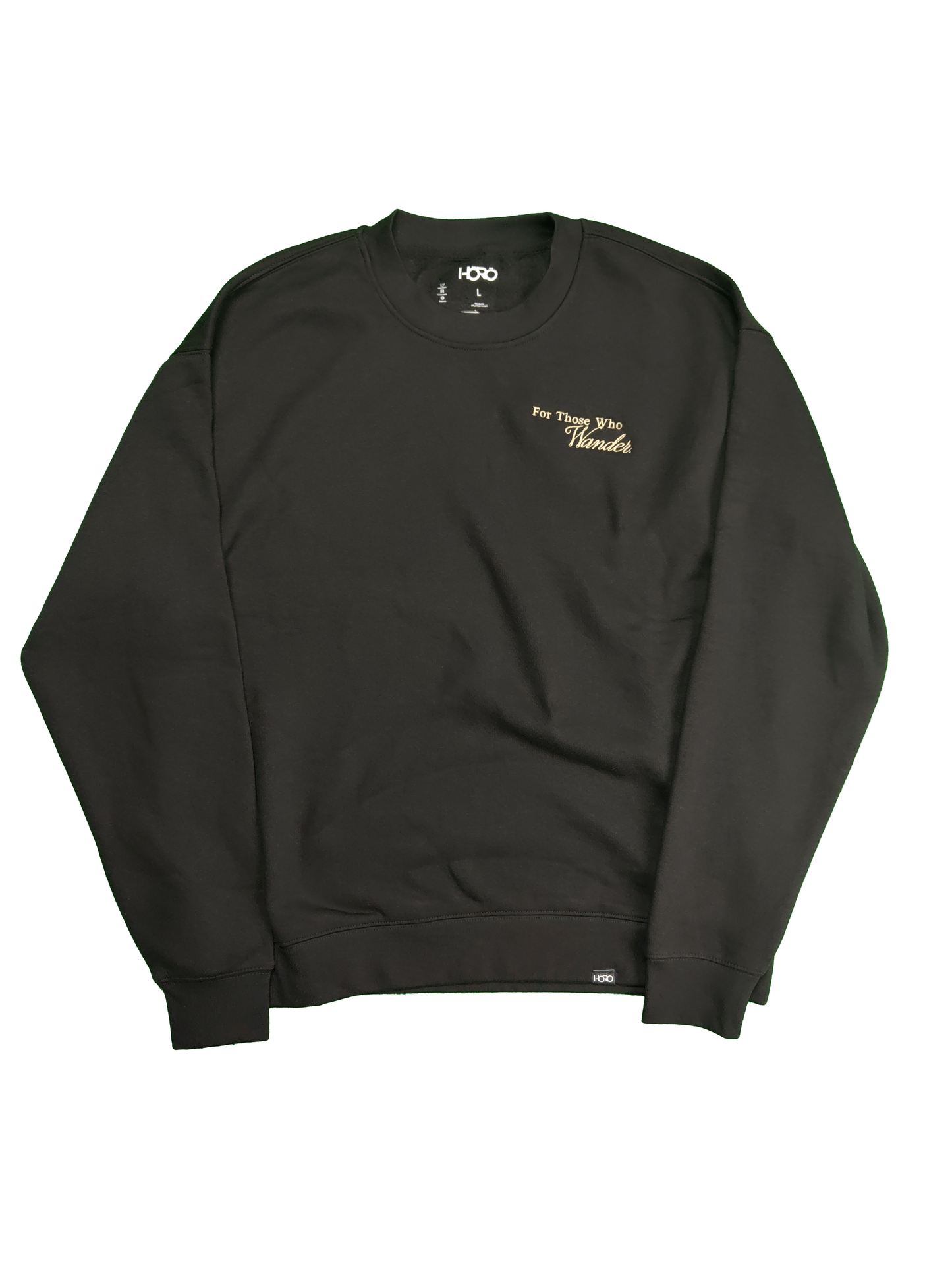 Who Wander Crewneck (Black)