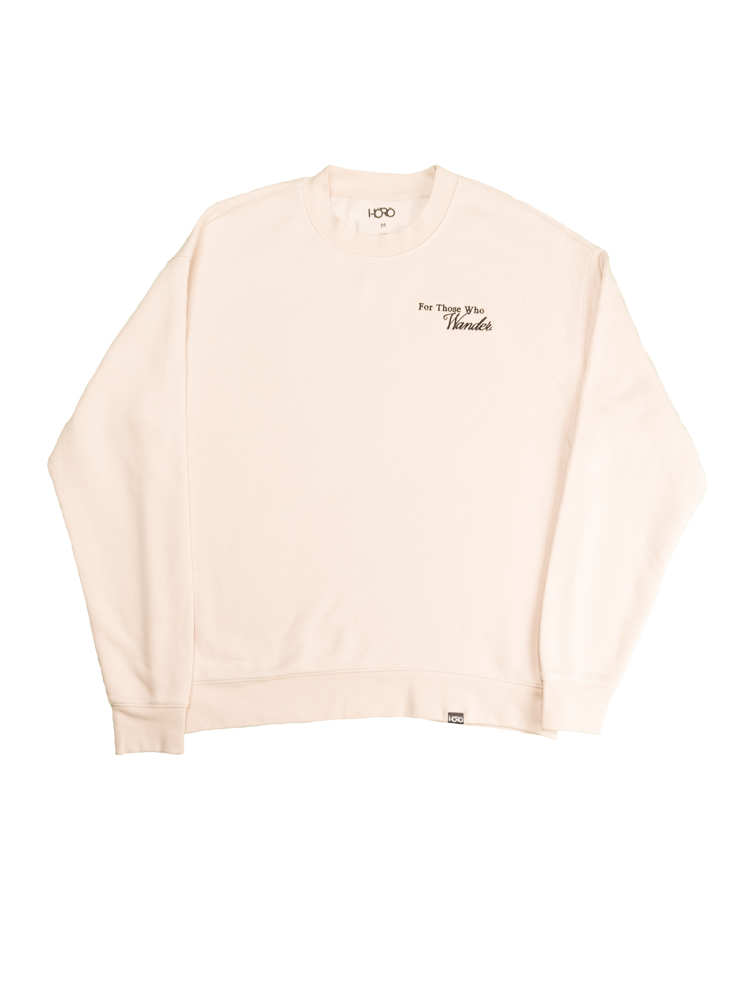 Who Wander Crewneck (Bone)
