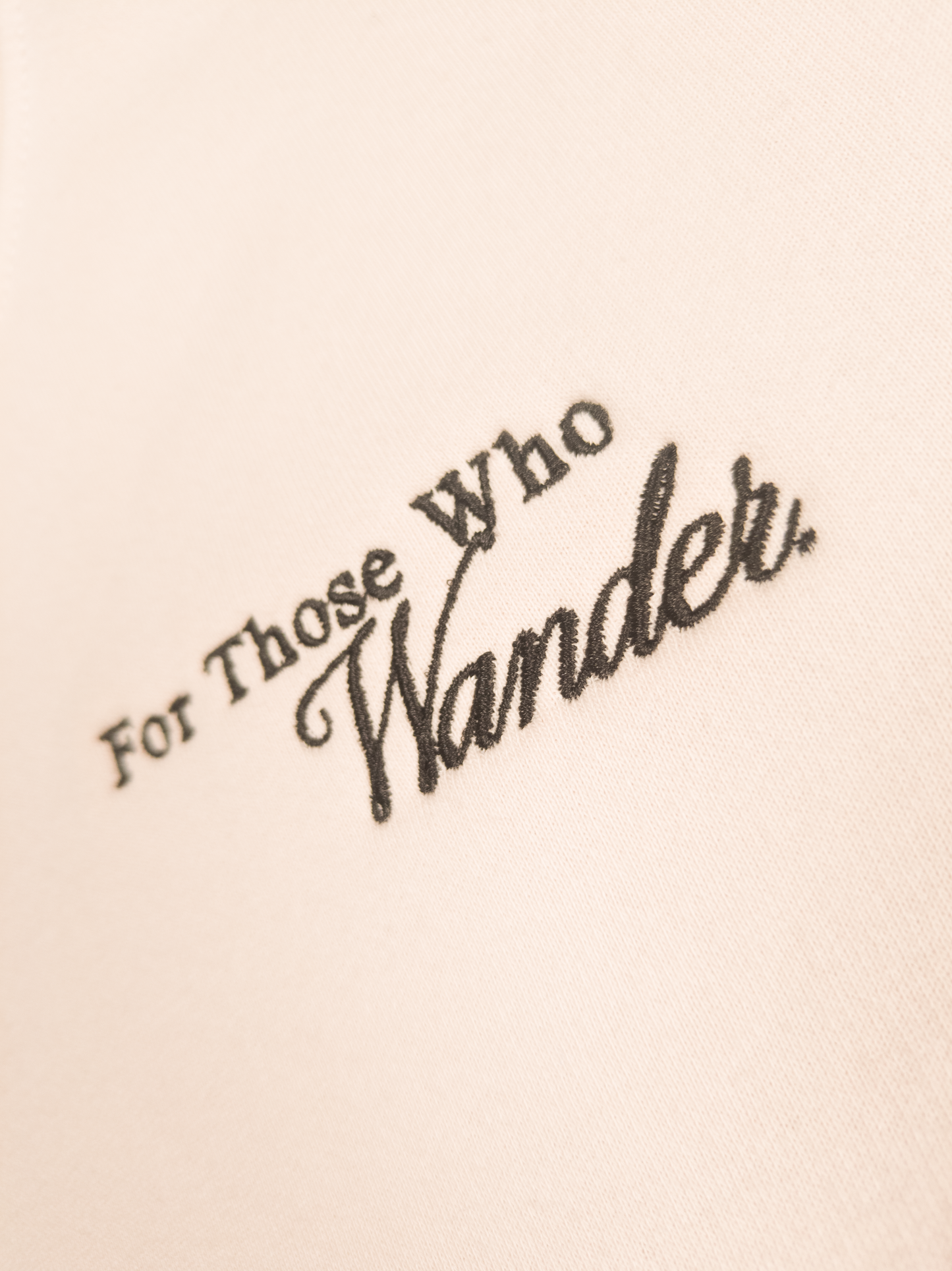Who Wander Crewneck (Bone)