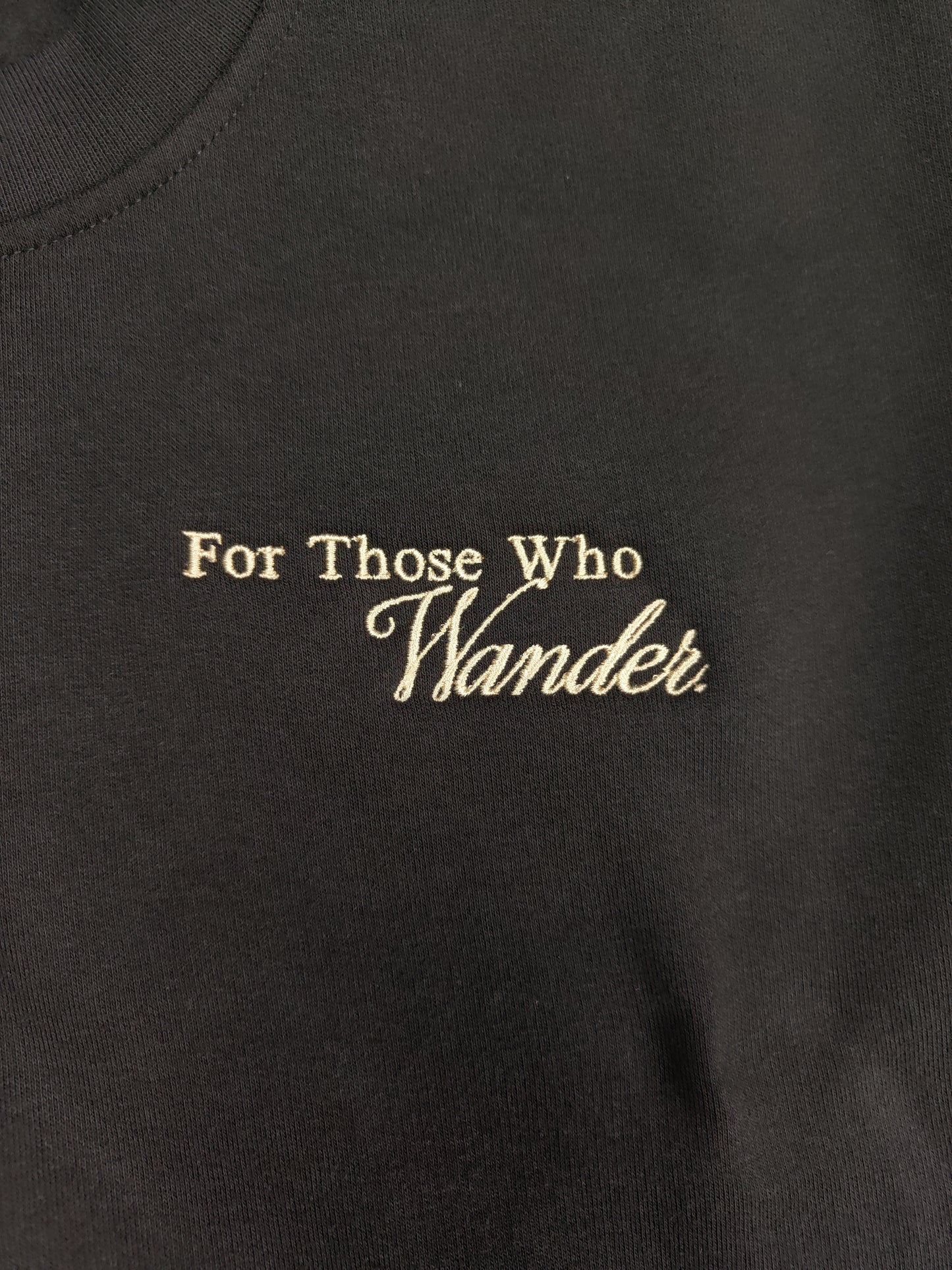 Who Wander Crewneck (Black)