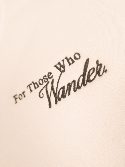 Who Wander Crewneck (Bone)
